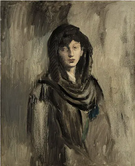 Pablo Picasso. Fernande to black mantilla, 1905
