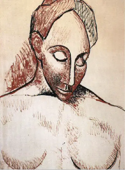 Pablo Picasso. Female bust, 1906