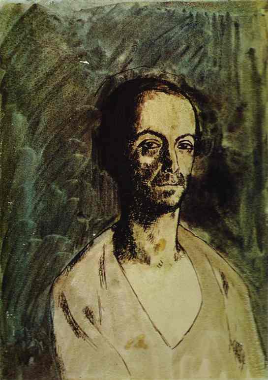 Pablo Picasso. The Catalan Sculptor Manolo (Manuel Hugue), 1904