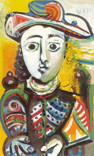 Pablo Picasso. Girl sitting, 1970