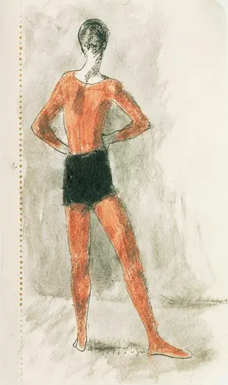Pablo Picasso. Garcon black caleсon, 1905