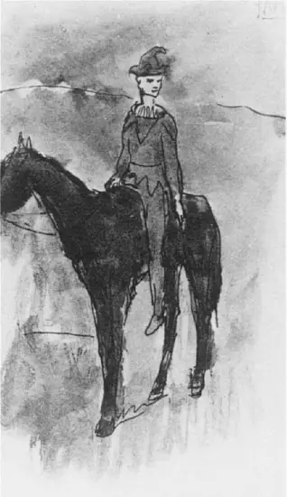 Pablo Picasso. Harlequin horse [study], 1905