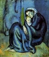 Pablo Picasso. Mother and Child, 1901