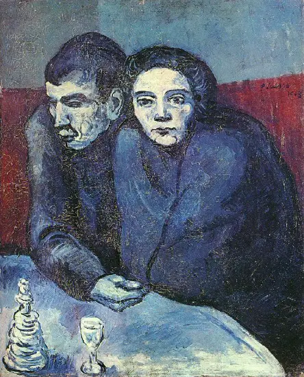 Pablo Picasso. Couple in cafe, 1903