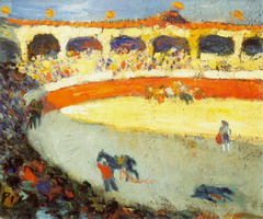 Pablo Picasso. Bullfighting, 1896