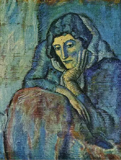 Pablo Picasso. Woman in Blue, 1901