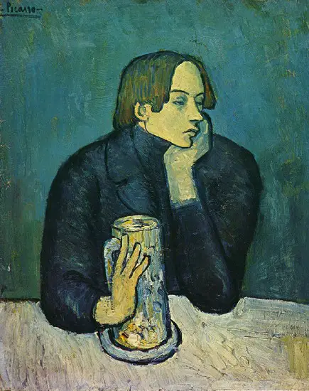 Pablo Picasso. Portrait Of Jaime Sabartes (Bock), 1901