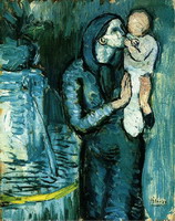 Pablo Picasso. Mother and Child