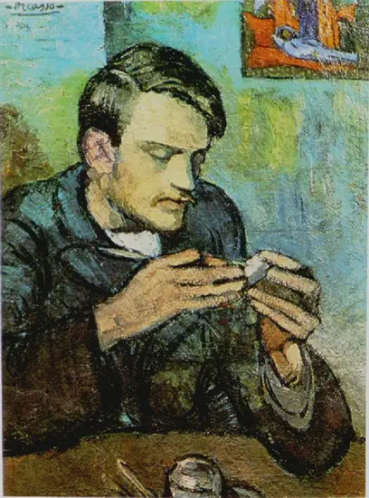 Pablo Picasso. Portrait of Mateu de Soto Fernаndez, 1901