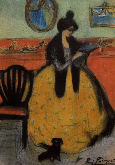 Pablo Picasso. Reading, 1901