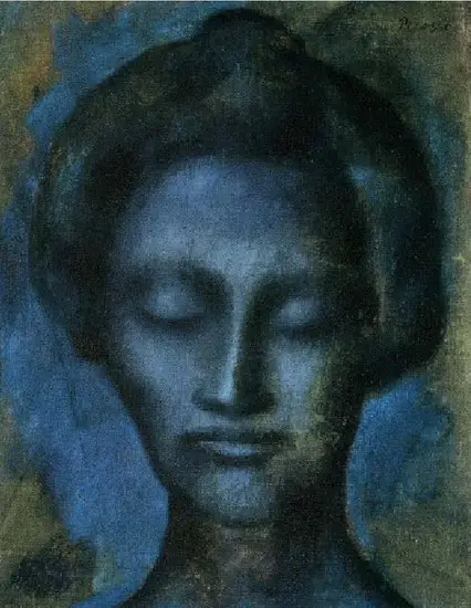Pablo Picasso. Head of a Woman, 1901