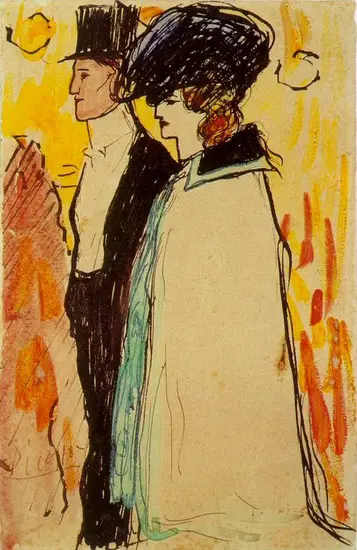 Pablo Picasso. Couple Rastaquoueres, 1901