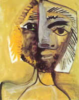 Pablo Picasso. Man head