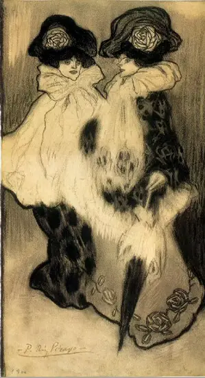 Pablo Picasso. Two women, 1900