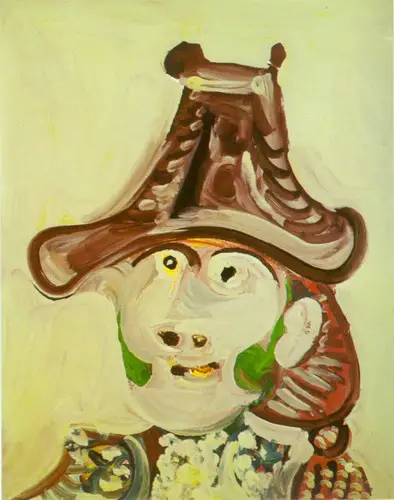 Pablo Picasso. Bullfighter head, 1971