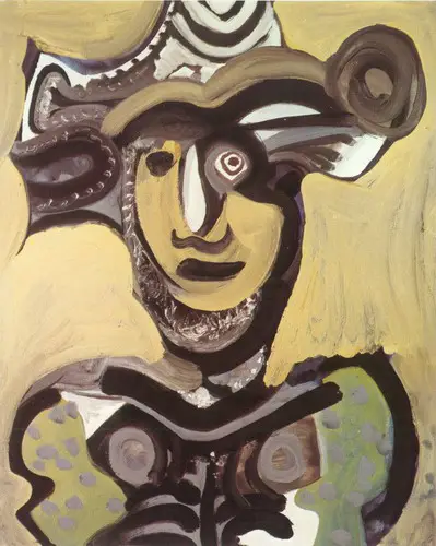 Pablo Picasso. Bust Musketeer, 1972