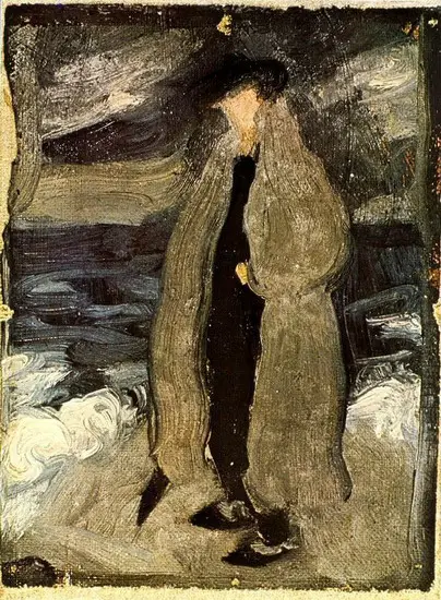 Pablo Picasso. Don Jose on shore, 1899