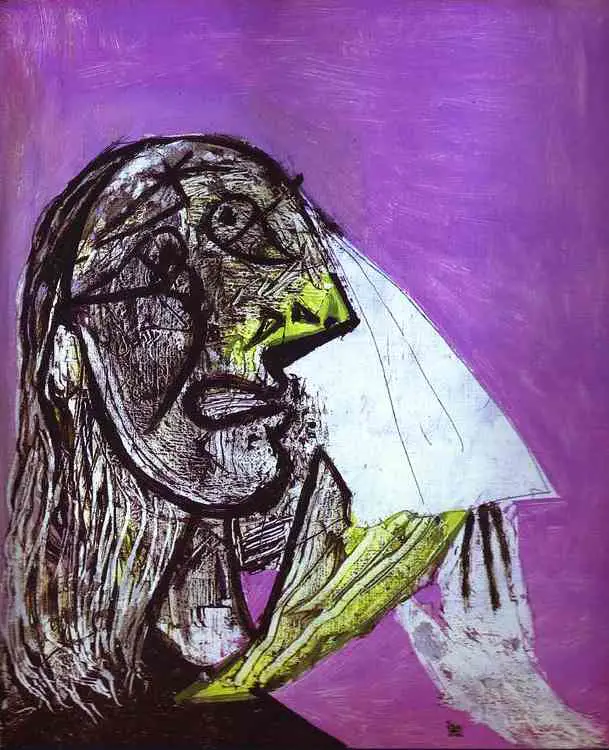 Pablo Picasso. A Woman in Tears, 1937