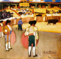 Pablo Picasso. Bullfight (Corrida), 1900