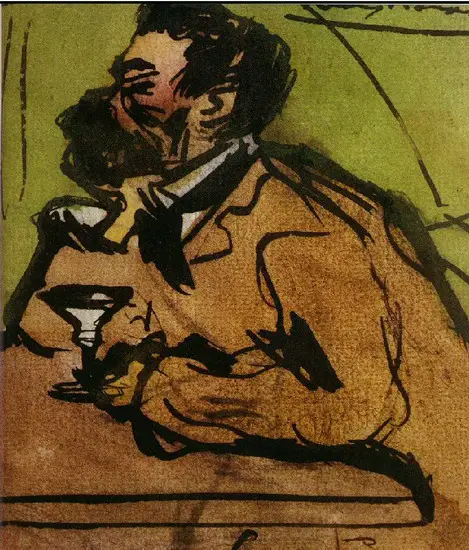 Pablo Picasso. Caricature (Portrait of Josep Rocarol), 1899