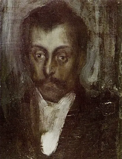 Pablo Picasso. Man Portrait, 1895