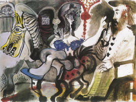 Pablo Picasso. Circus riders