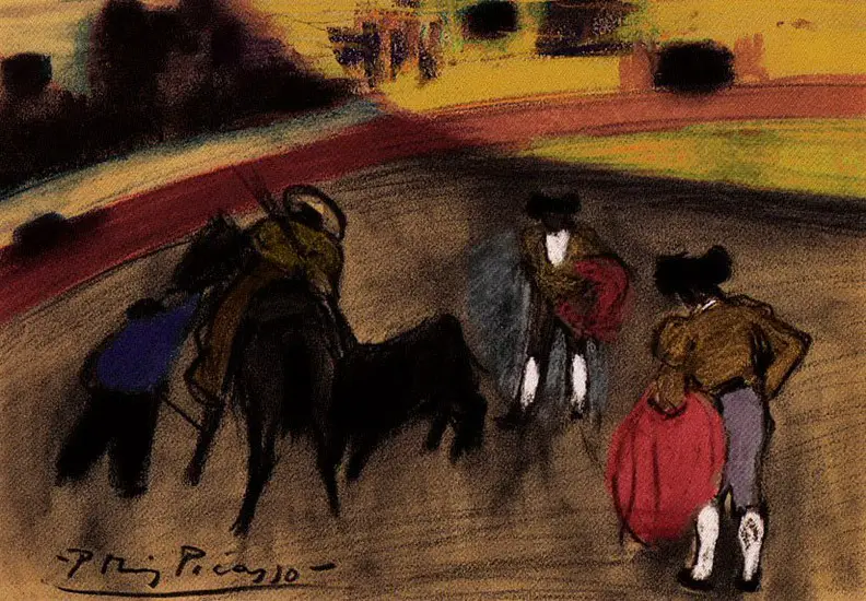 Pablo Picasso. Bullfight (Corrida), 1900
