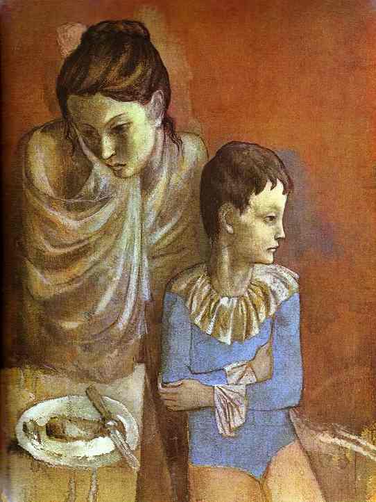 Pablo Picasso. Tumblers (Mother and Son), 1905