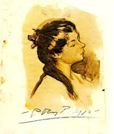Pablo Picasso. Portrait of Lola, 1899