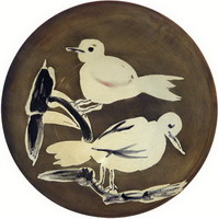 Pablo Picasso. Two Birds, no. 95, 1963