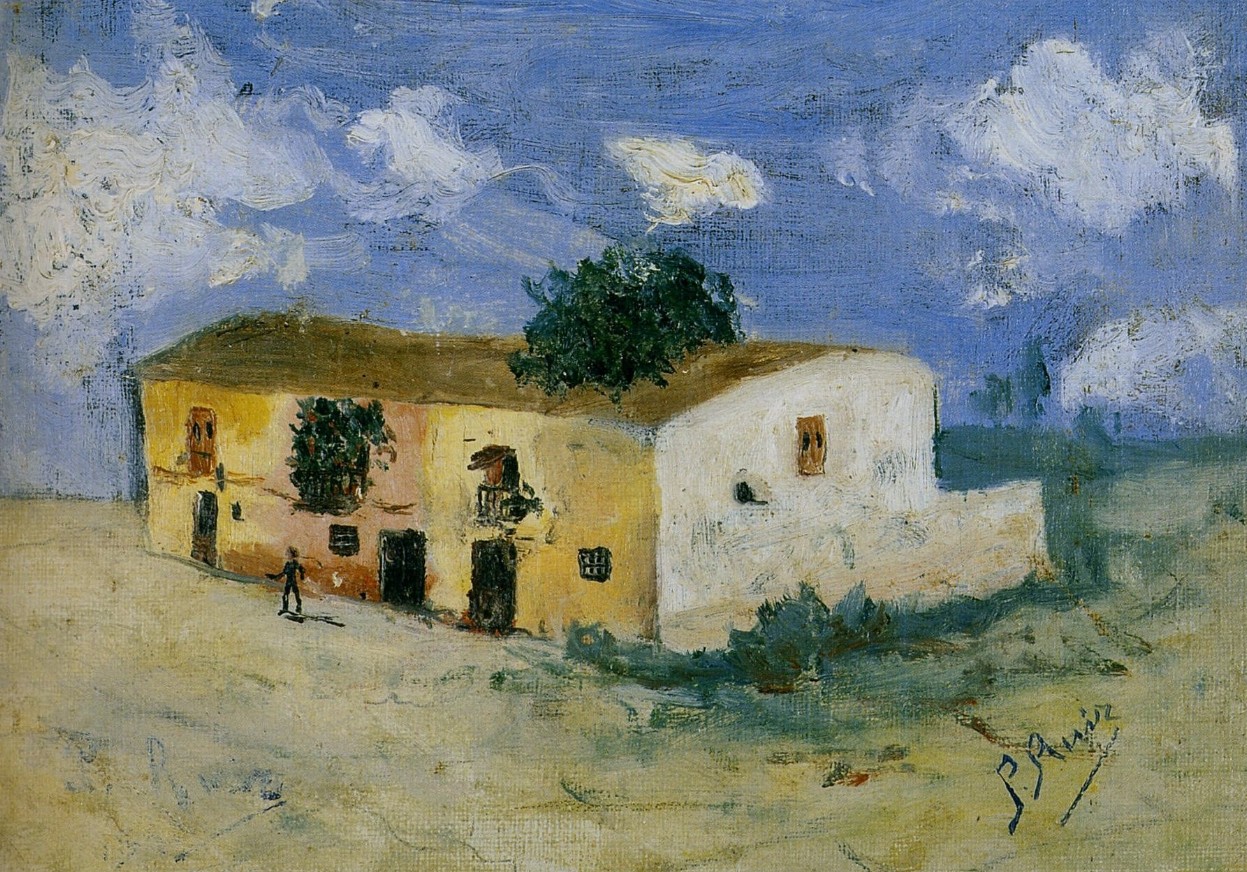 Pablo Picasso. House in the countryside, 1893