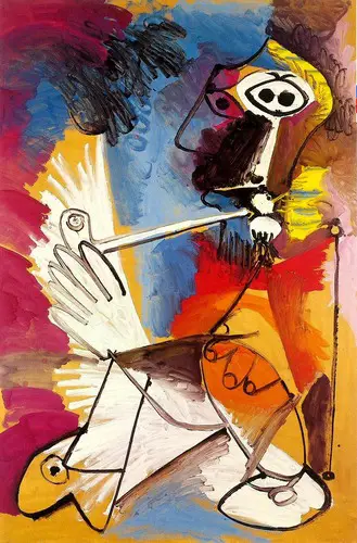 Pablo Picasso. The smoker, 1969