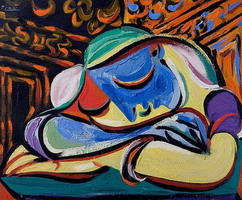 Pablo Picasso. Sleeping girl (Sleeping girl), 1935