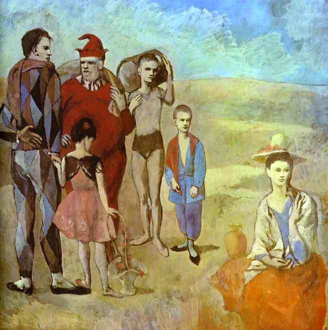 Pablo Picasso. The Family of Saltimbanques, 1905