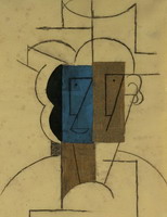 Head of a man with hat