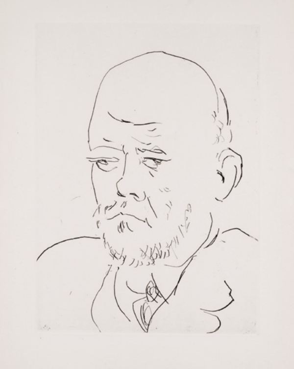 Pablo Picasso. Portrait of Vollard III, 1937
