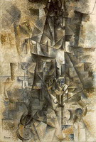 Pablo Picasso. Accordionist, 1911