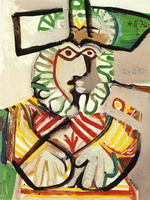 Pablo Picasso. Bust of man with a hat