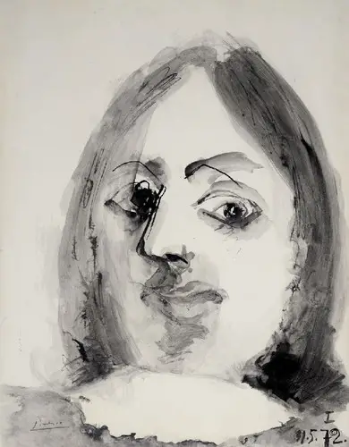 Pablo Picasso. Man Head I, 1972