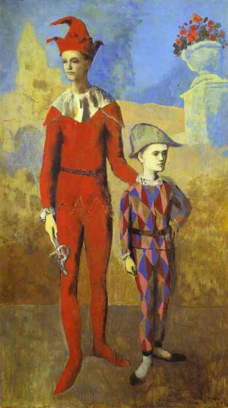 Pablo Picasso. Acrobat and Young Harlequin, 1905