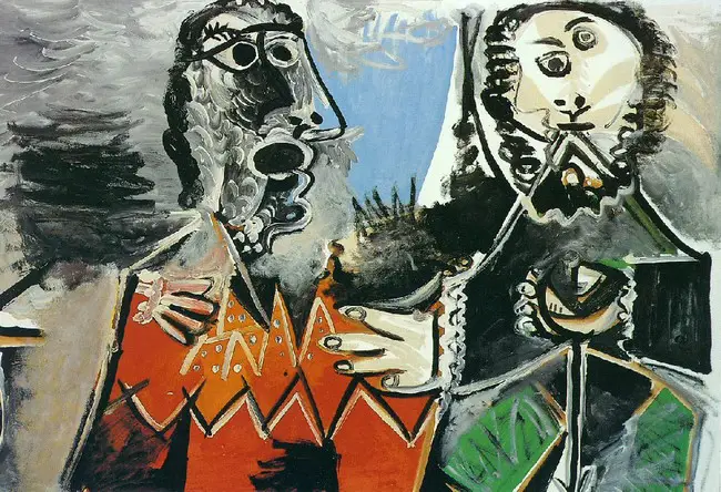 Pablo Picasso. Two men, 1969