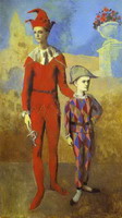 Pablo Picasso. Acrobat and Young Harlequin