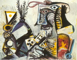 Pablo Picasso. Man cards