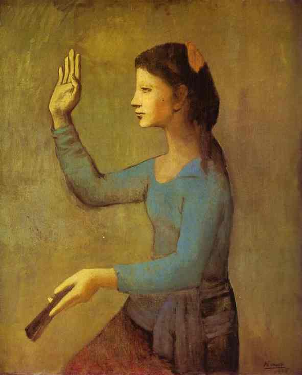Pablo Picasso. Woman with Fan, 1905