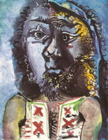 Pablo Picasso. Man in vest