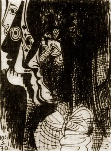 Pablo Picasso. Profiles, 1970