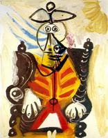 Pablo Picasso. Man in a wheelchair