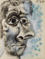 Pablo Picasso. Man Head 4
