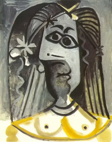 Pablo Picasso. Female bust, 1971