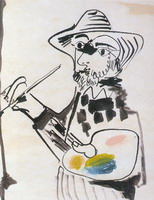 Pablo Picasso. The painter, 1971